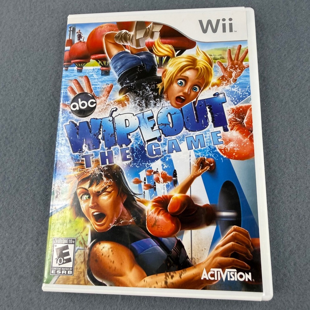 Activision Wipeout The Game Nintendo Wii White Complete CIB ABC TV Series